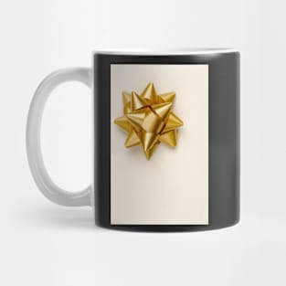 Gold Christmas bow Mug